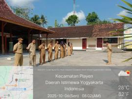 Apel Pagi Pamong Kalurahan Ngunut Awal Bulan Oktober